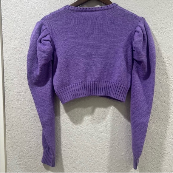 TACH Clothing Begonia Sweater Lavender size Large - Picture 10 of 15
